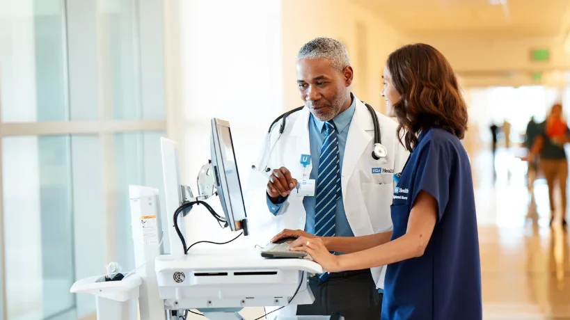 Image of providers collaborating