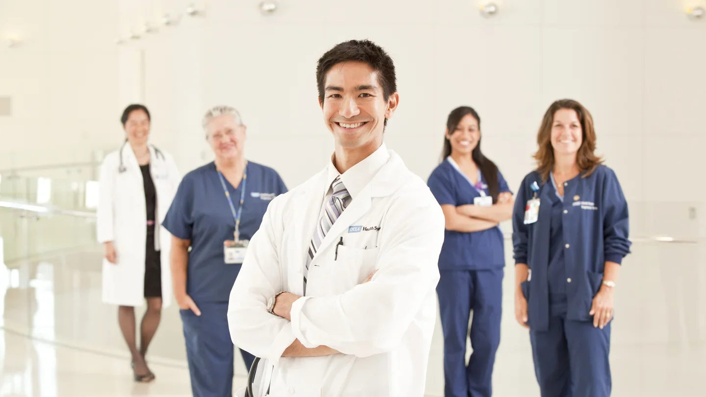 Group of physicians
