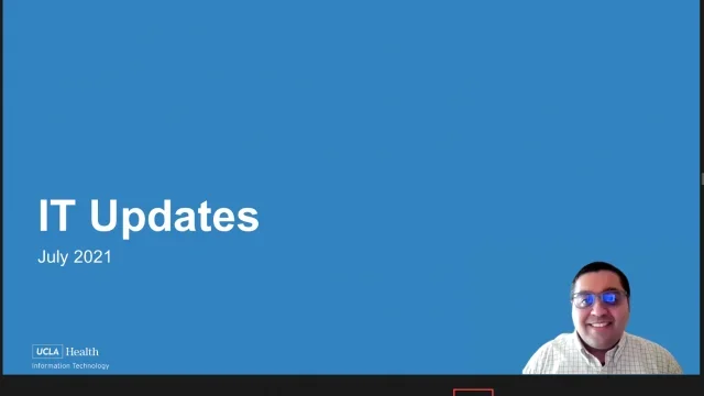 Image of Arif demonstrating tech tip