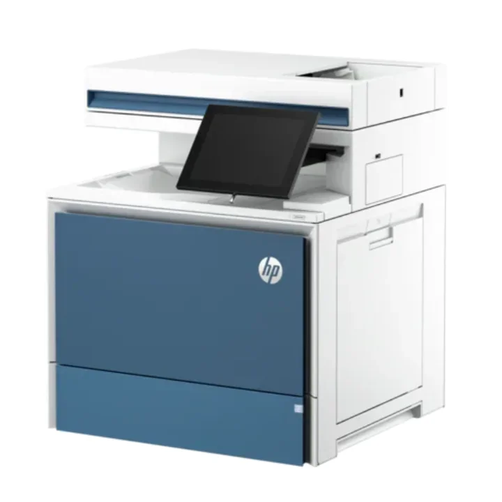 Angle view of HP Color LaserJet Enterprise MFP 5800dn Printer