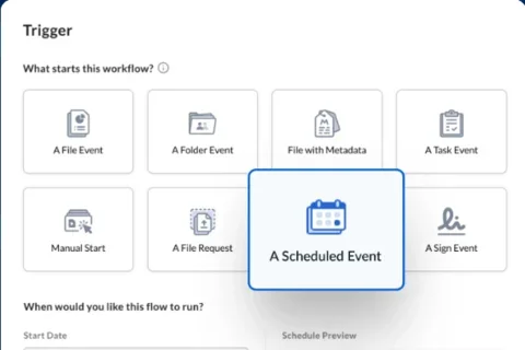 Setting up a workflow with Box Relay