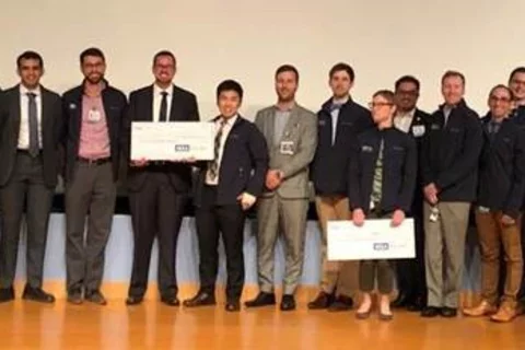 Group of resident informatics receiving award