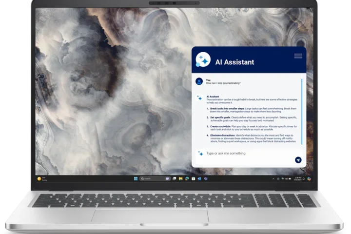 Front display of Dell Pro 16 Plus Laptop
