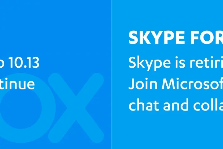 Reminder that macOS will need to be updated for Box Drive and Skype is being retired