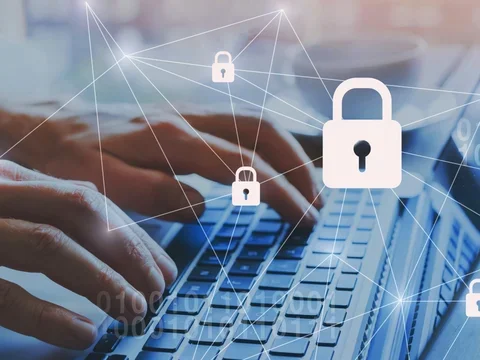 Hands typing on keyboard