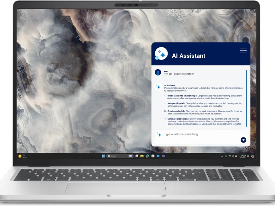 Front display of Dell Pro 16 Plus Laptop