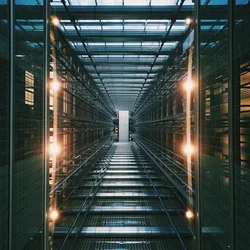 Data center with servers