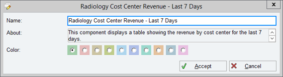 Radar personalization component